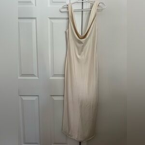 Michael Costello Cream Corset Dress